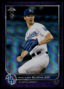 2022 Topps Chrome Ben Baller Edition Walker Buehler #123 Purple Ref /42 QTY - Picture 1 of 2