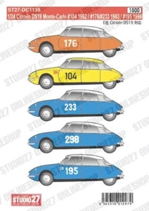 STUDIO27 1/24 Citroen DS19 Monte-Carlo 1962 1963 1966 EBBRO25005 DC1135 - Picture 1 of 5
