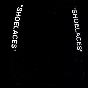 LitLaces - Off White Inspired Custom Printed "SHOELACES" Flat - 3M Reflective - Picture 1 of 3