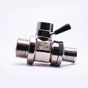 EZ Engine Oil Drain Valve EZ-7B(22mm-1.5) & Straight Hose End H-002 COMBO PACK - Picture 1 of 5