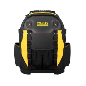 Stanley Fatmax Backpack Bag Heavy Duty Tool Box Organizer Hard Bottom 50 Pockets - Picture 1 of 3