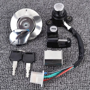 For Honda CMX250 (REBEL)1985-2014 Ignition Switch Fuel Gas Cap Seat Lock Key Kit - Foto 1 di 11