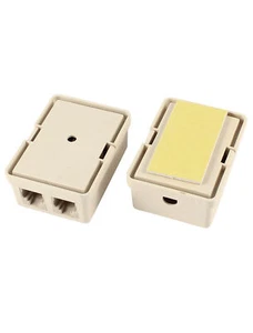 RJ11 6P4C 2 Female Modular Telephone extension Inline Coupler Connector Adapter - Picture 1 of 2
