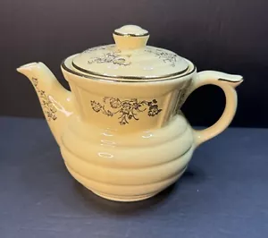 Vintage Enterprise Aluminum Co. Yellow/Gold Floral -Drip-O-Lator Coffee Pot MINT - Picture 1 of 7