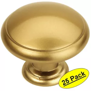 *25 Pack* Cosmas Cabinet Hardware Gold Champagne Round Knobs #5422GC - Picture 1 of 1