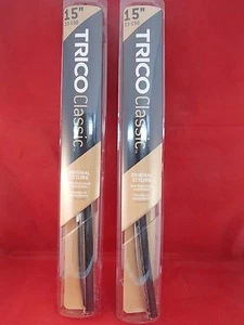 Classic Wiper Blade 15"SET 1973-1979 FORD TRUCK Silver Finish Trico 33-150 QTY 2 - Picture 1 of 6