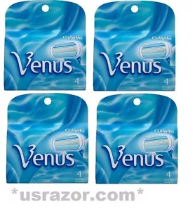 16 Gillette Venus Cartridges Blades Refills Shaver fits Embrace divine Razor 4 8 - Picture 1 of 2