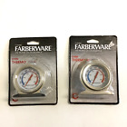 2 pk Farberware Classic Oven Thermometer Hanging Stand Cooking Kitchen Baking