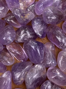 Amethyst Brazilian Tumblestone AAA+ Tranquility / Wisdom - Picture 1 of 10