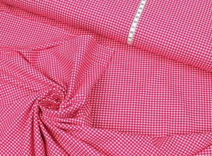 Jersey Baumwolljersey Soff Vichykaro PINK/WEIß EUR 7,98/m %SALE% - Imagen 1 de 1