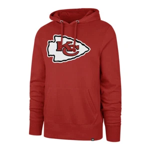 Men's Kansas City Chiefs Imprint Headline Team Colour Logo Pullover NFL Hoodie - Picture 1 of 1