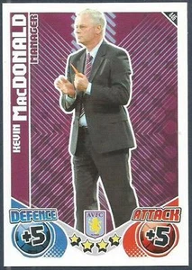 TOPPS MATCH ATTAX 2010-11- #446-ASTON VILLA-KEVIN MACDONALD-MANAGER - Imagen 1 de 1