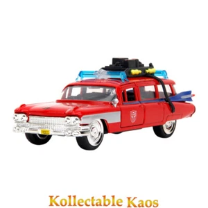 1:32 Jada Hollywood Ride - Ghostbusters Cadillac Ecto-1 x Optimus Prime Mash-up - Picture 1 of 5
