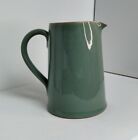 Vintage Denby 1? pt Cream Custard Jug Manor Green Tea Water Pot Stoneware VGC