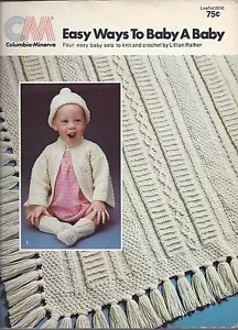 EASY WAYS TO BABY A BABY ~ COLUMBIA MINERVA knit and crochet - Picture 1 of 1
