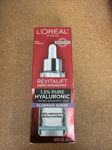Suero rellenante hialurónico puro L'Oreal Revitalift 1,5 % 1,0 oz ¡NUEVO! - Imagen 1 de 8