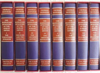 The Barbarian Invasions of the Roman Empire by Thomas Hodgkin in eight volumes - Image 1 of 4