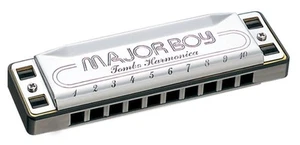 TOMBO 10 Holes Harmonica D Key Major Boy 1710 - Picture 1 of 4