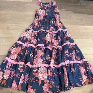 ABITO LUNGO FLOREALE MATILDA JANE BAMBINA TAGLIA 6 NUOVO GIARDINO INCANTATO - Foto 1 di 9