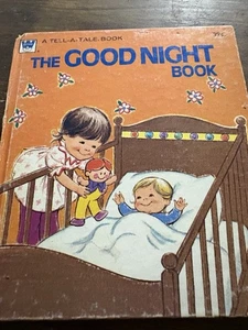 THE GOOD NIGHT BOOK ~ vintage childrens Whitman Tell-A-Tale Book 1974 - Picture 1 of 2