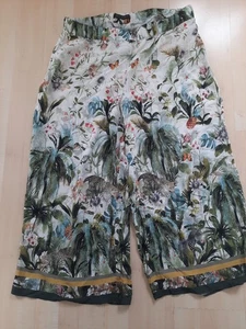 Betty Barclay Sommerhose-Gr.42-Dschungelmuster--100% Viskose-Top - Bild 1 von 7