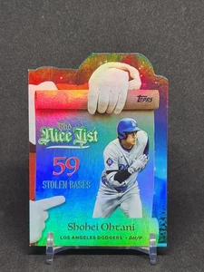 2025 Topps Holiday - #MNL-2 Shohei Ohtani - Fare la bella lista - Dodgers - Foto 1 di 2