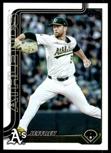 2025 Topps Update Jeffrey Springs #US283 Athletics Baseball Card - Picture 1 of 2