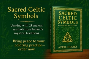 Deluxe Sacred Celtic Symbols Coloring Book 25+ Intricate Designs with LORE - Bild 1 von 11