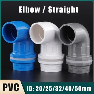 PVC Pipe Joints Fish Tank Aquarium Connection Adapter Drainage Water Fittings - Picture 1 of 55