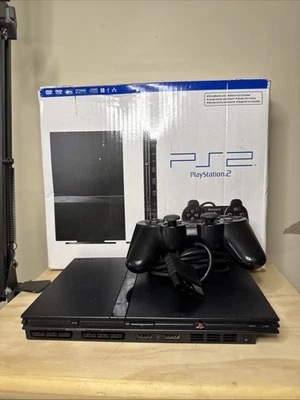 Consola Sony PlayStation 2 Slim - Negra Foto 1 de 4