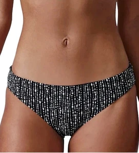 Athleta NWT M 8 10 Rice Pearls Black Clean Medium Bottom Bikini 657723 - Picture 1 of 11