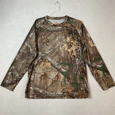 Game Winner Shirt Mens XL Realtree Camouflage Camo Long Sleeve Tee Performance - Image 1 of 4