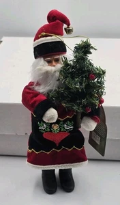 Officina di Babbo Natale Artigianale da Collezione ~ Tuta Ricamata ~ Albero di Natale - Foto 1 di 12
