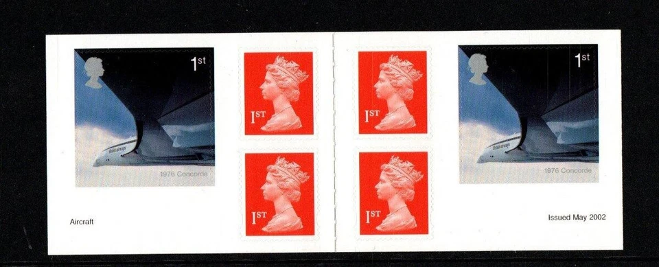 GB 2002 PM5 AVIÓN DE PASAJEROS AVIACIÓN FOLLETO AUTOADHESIVO MNH Foto 1 de 1