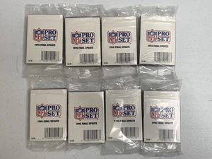 (8) 1990 Pro Set Football Final Update Sets SEALED - Picture 1 of 2
