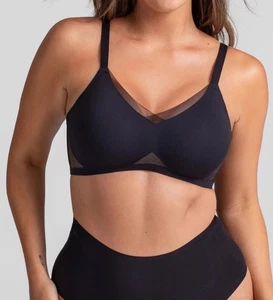 HONEY LOVE Liftwear Crossover BH in Vamp - Größe 3X schwarz - Bild 1 von 11