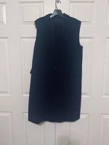 BCBGMaxAzria Classic Black Sleeveless Vest - Size Large - Picture 1 of 5