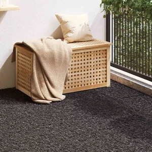 Erba artificiale Nero 2 x 1 m Polipropilene - Foto 1 di 9