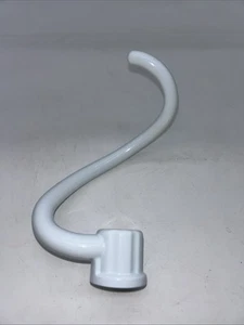 KitchenAid Standmixer Spirale Metall Knethaken Aufsatz Weiß Emaille - Bild 1 von 3
