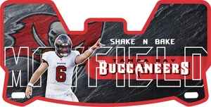 Baker Mayfield Mini Football Helmet Visor, Universal Fit. w clips - Picture 1 of 5