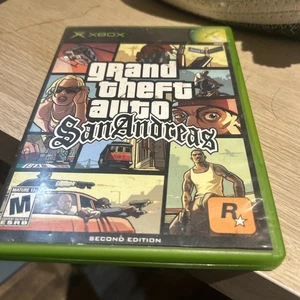 Grand Theft Auto: San Andreas (Original OG Xbox) With Manual Tested Black Label - Bild 1 von 4