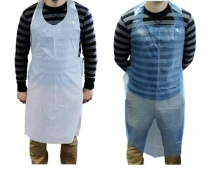 28" x 46" Apron Waterproof Polyethylene (Latex Free) Choose Your Color & Pack - Picture 1 of 3