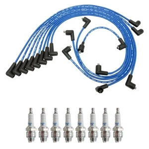 NGK 7mm Wire Set 8 Nickel Spark Plug Kit For Chevelle El Camino Base Custom V8 - Picture 1 of 1