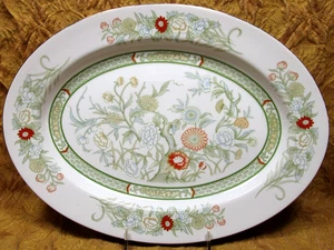 1 MIKASA Kabuki L9011 Fine China 14.5" X 10 3/4" oval platter - Asian Inspired - Picture 1 of 4