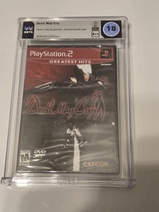Devil May Cry PS2 Greatest Hits (2001) WATA Graded 10 A++ Sealed USA NTSC Rare - Picture 1 of 8