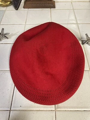 KANGOL BORN BRITTISH RED NEWSBOY TAM SOMBRERO GORRA GOLFISTA XXL Foto 1 de 4