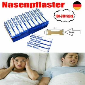 100-200pc Nasenpflaster Better Breath Größe L Groß Large Besser Atmen hautfarben - Bild 1 von 12
