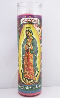 Vela de cristal perfumada religiosa Virgen de Guadalupe - ENVÍO GRATUITO, NUEVA Foto 1 de 2