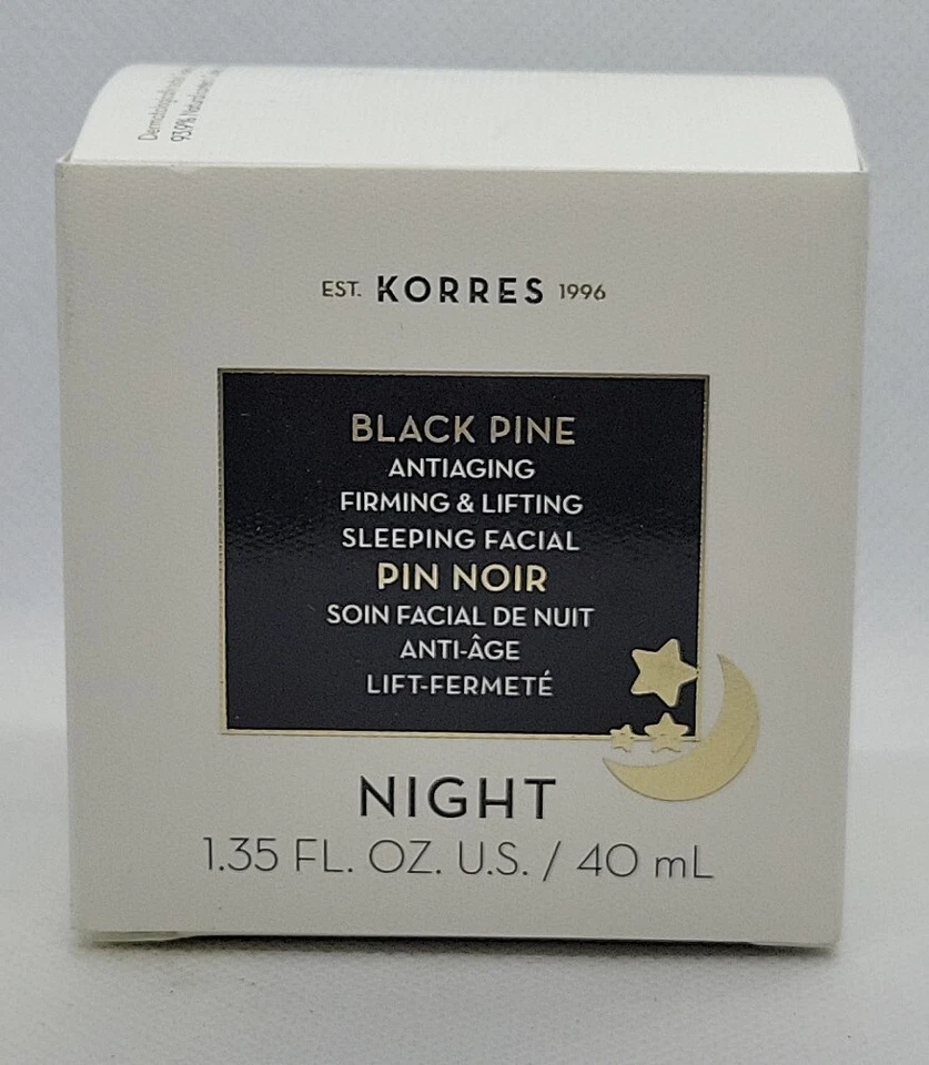 KORRES Black Pine Antiaging Firming & Lifting Sleeping Facial 1.35oz - Image 1 of 1
