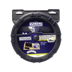 NEW Vulcan 12 Piece 8" Dado 24 Tooth Saw Blade Set & Case Carbide 5768296 - Picture 1 of 2